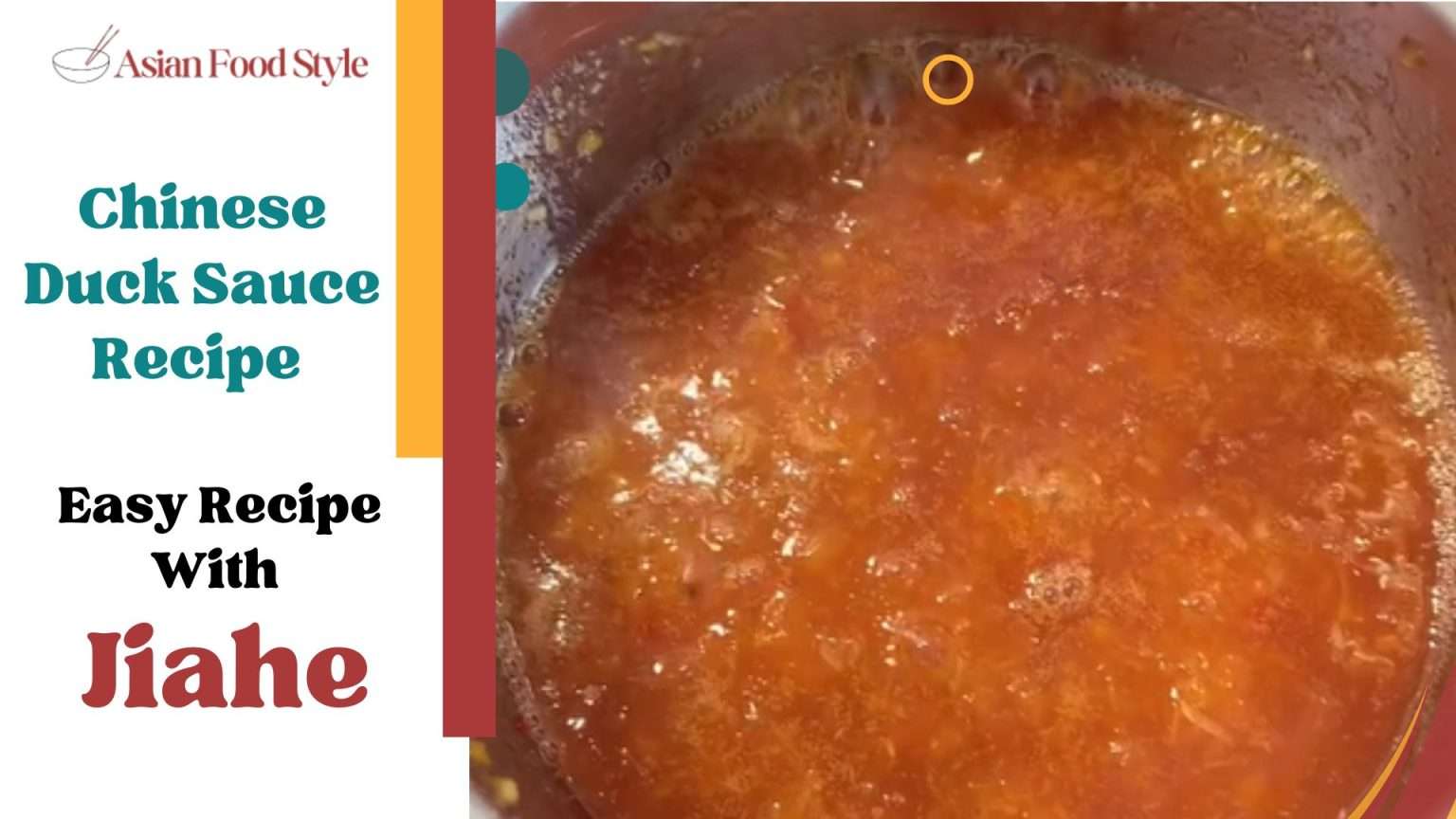 Chinese Duck Sauce Recipe Made with Apple Sauce